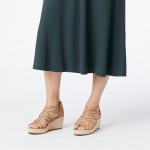 Eileen Fisher Cagey Espadrilles Leather Women's Size 9.5